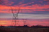 Power Transmission Lines At Sunset_11104